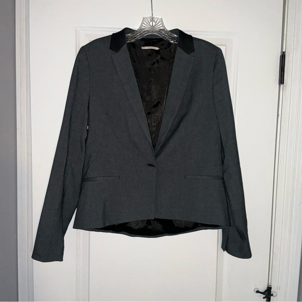 Women’s T Tahari Silk Blazer Suit Jacket Size 8